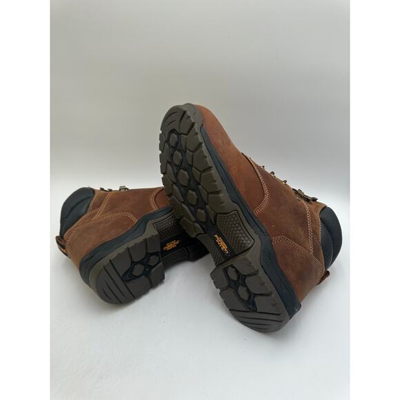 Carolina 6'' WTPF Broad Toe New Work Boot Brown/Black US Size 13 D - Picture 6 of 8